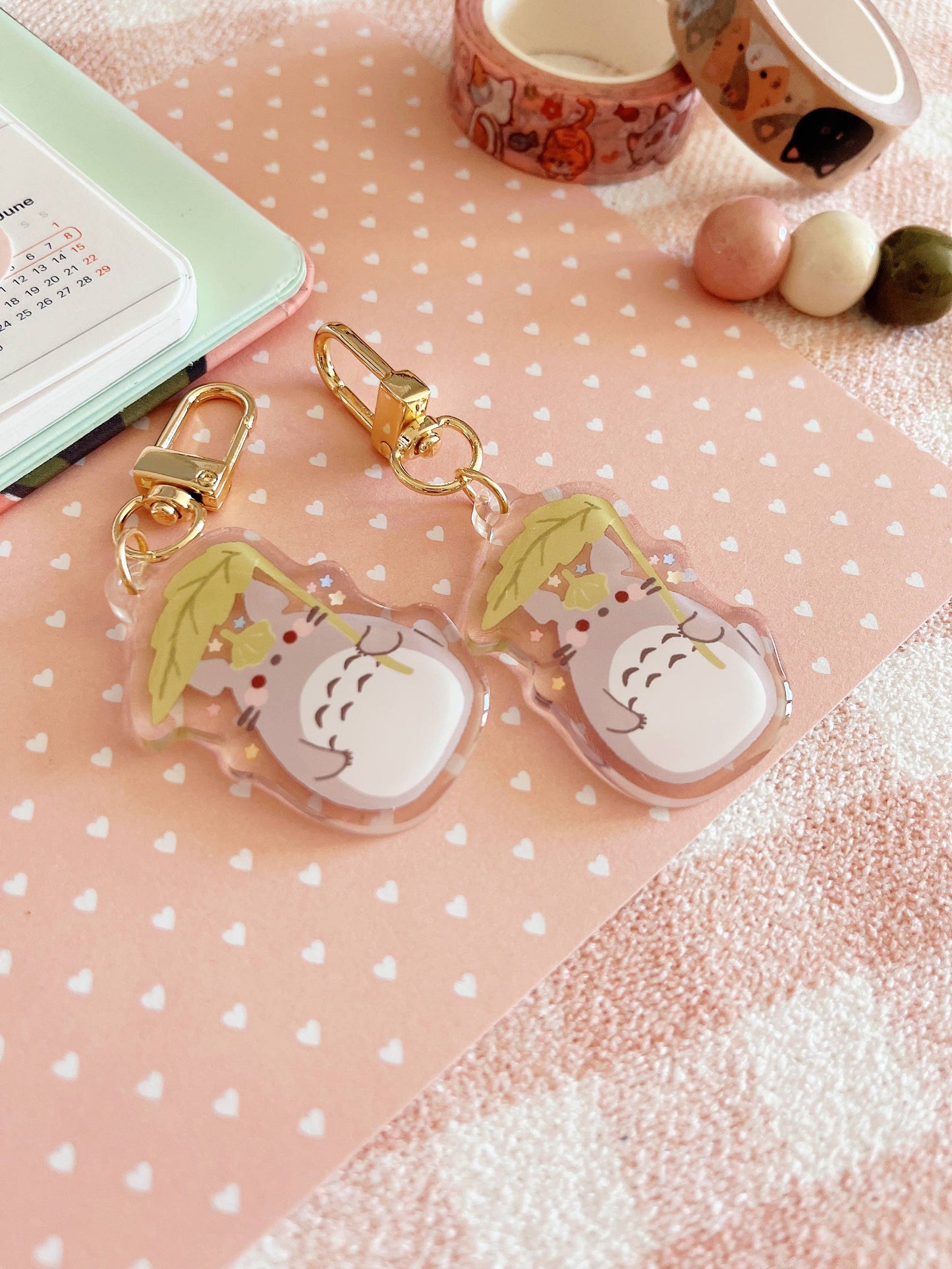 Cherry Rabbit | Studio Ghibli: Totoro Keychain