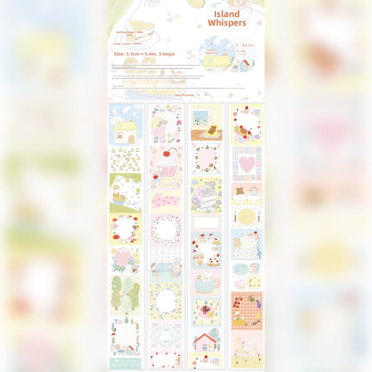 Xian Niao Wen She | Island Whispers Writable Memo Roll