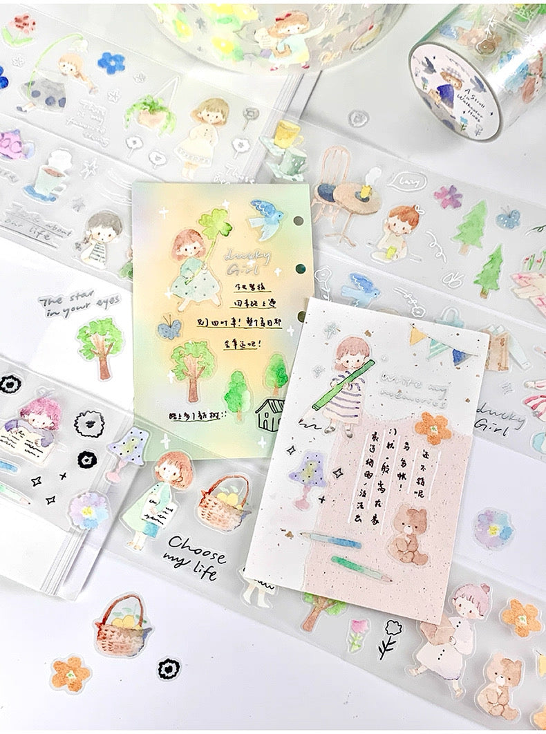 zZoton Molinta | A Stroll in Walkcolor Hues Sticker Roll