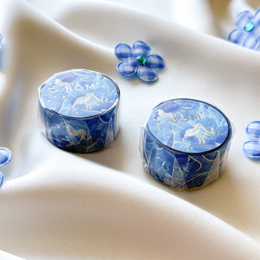 BGM Foil Stamping Masking Tape - Flower Story Β· Night Scent