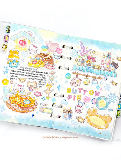 Gowoongrim | Button Pie Sticker Sheet