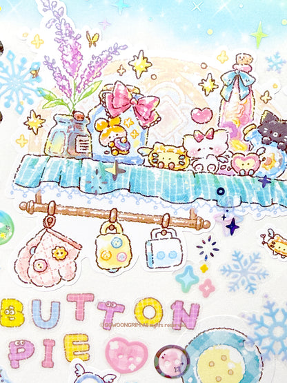 Gowoongrim | Button Pie Sticker Sheet