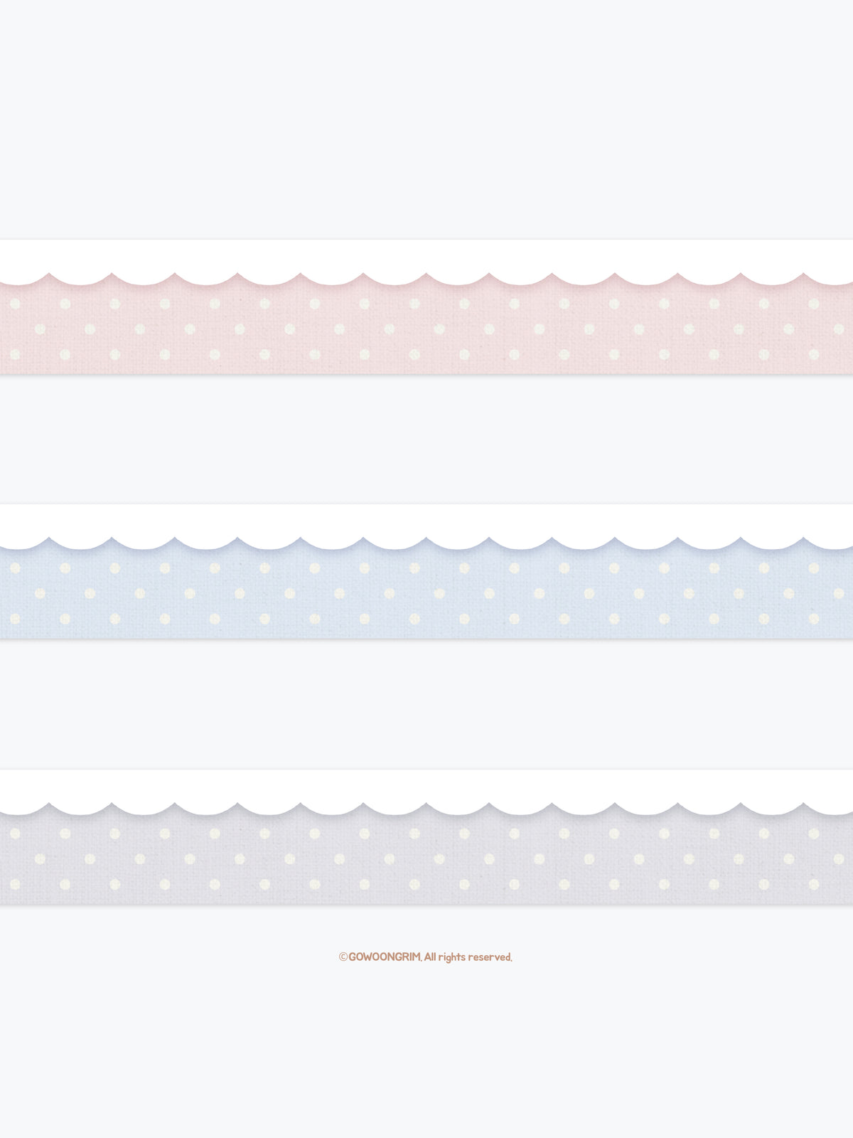 Gowoongrim | Scallop Lace Vintage Washi Tape