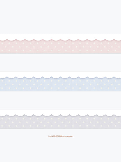 Gowoongrim | Scallop Lace Vintage Washi Tape