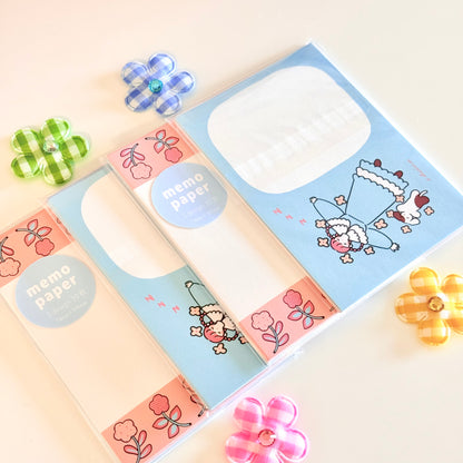 Shiima | Girl & Dog Memo Paper