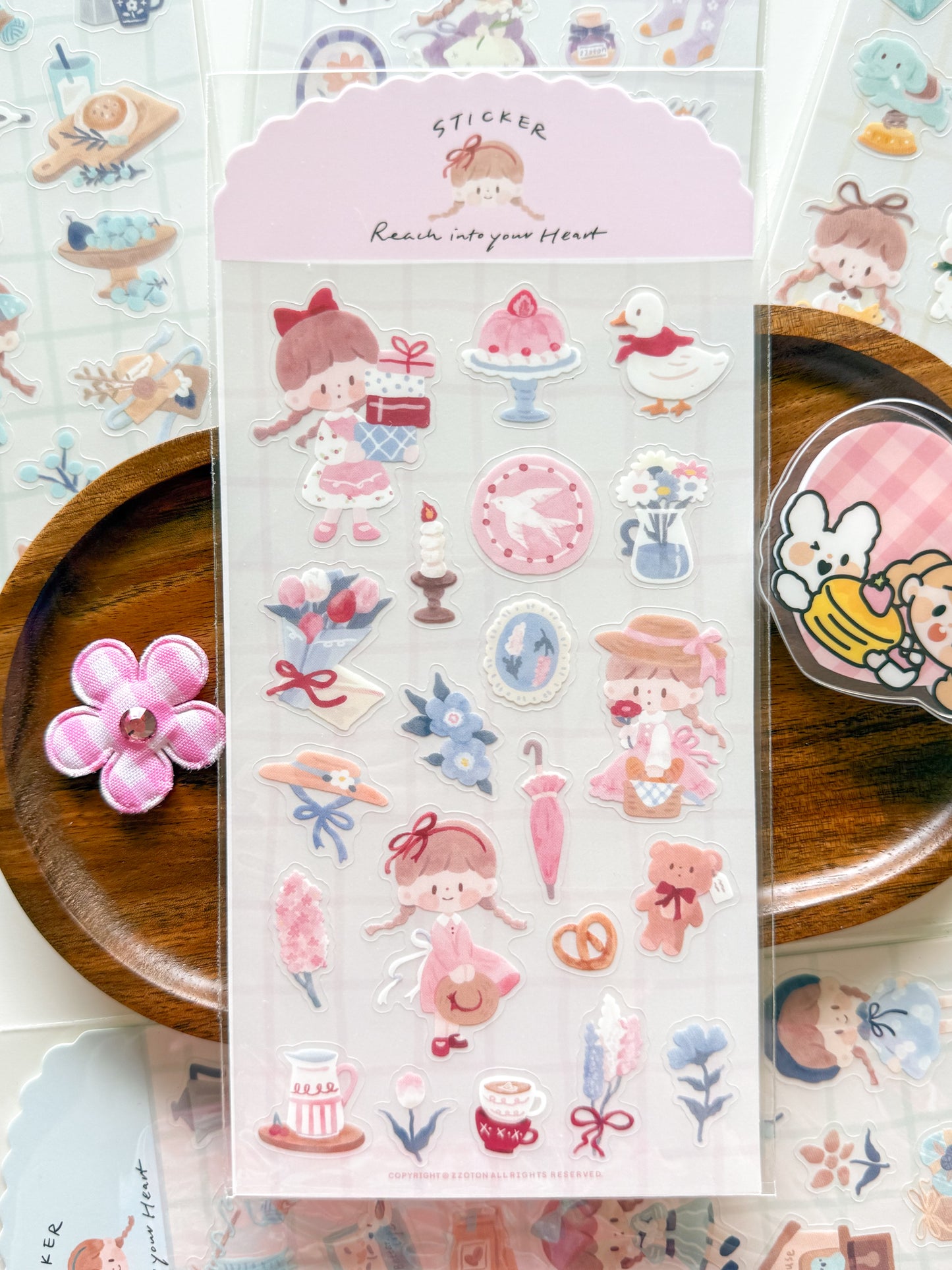 zZoton Molinta | Reach Into Your Heart Sticker Sheet