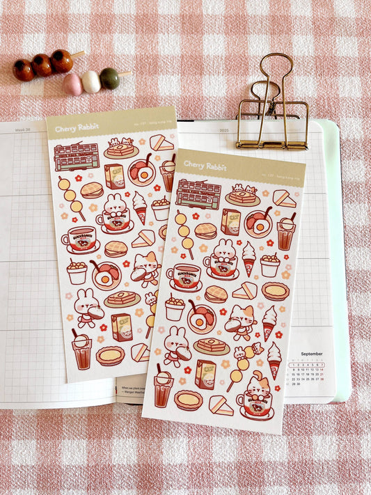 Cherry Rabbit | Hong Kong Trip Sticker Sheet no.127