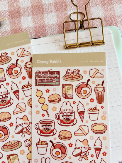 Cherry Rabbit | Hong Kong Trip Sticker Sheet no.127