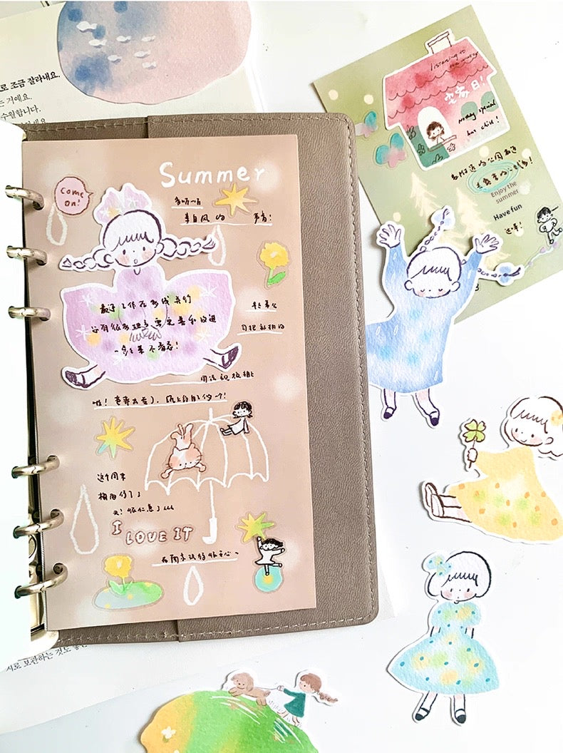 zZoton Molinta | Dewy Girls Writable Special Shaped Note