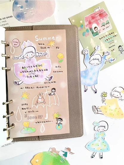 zZoton Molinta | Dewy Girls Writable Special Shaped Note