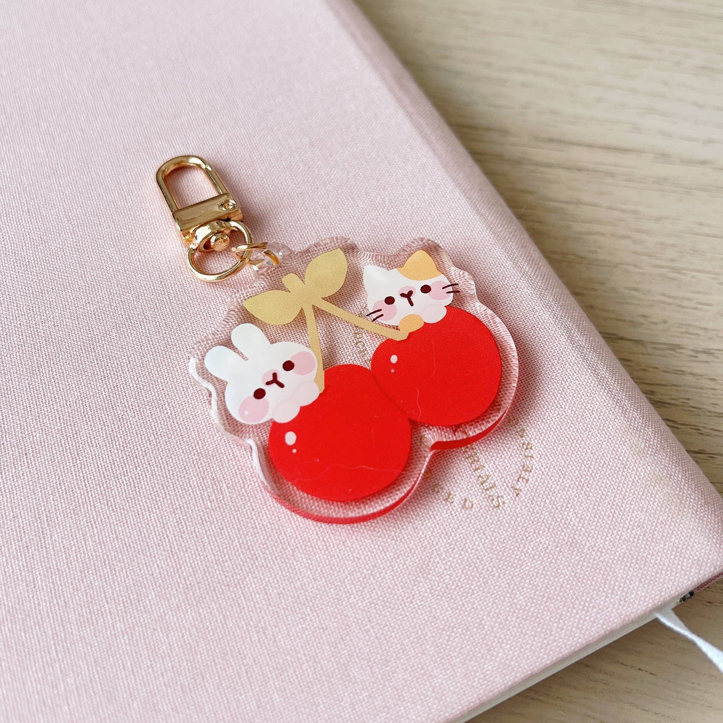 Cherry Rabbit | Cherry Friends Keychain