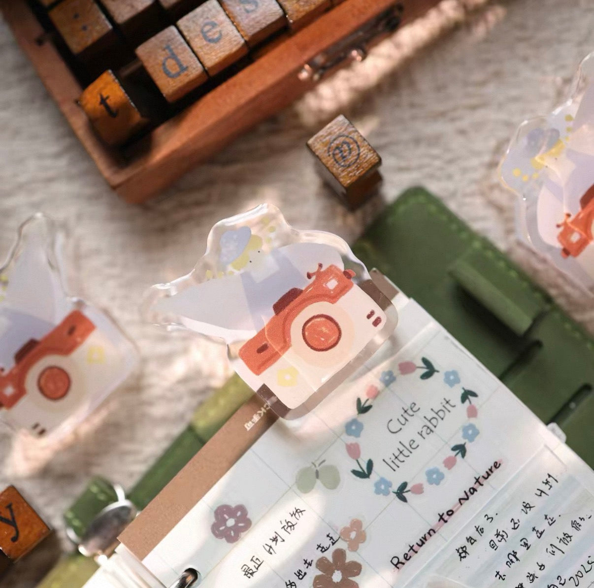 Yier Studio | Acrylic Journal Clips