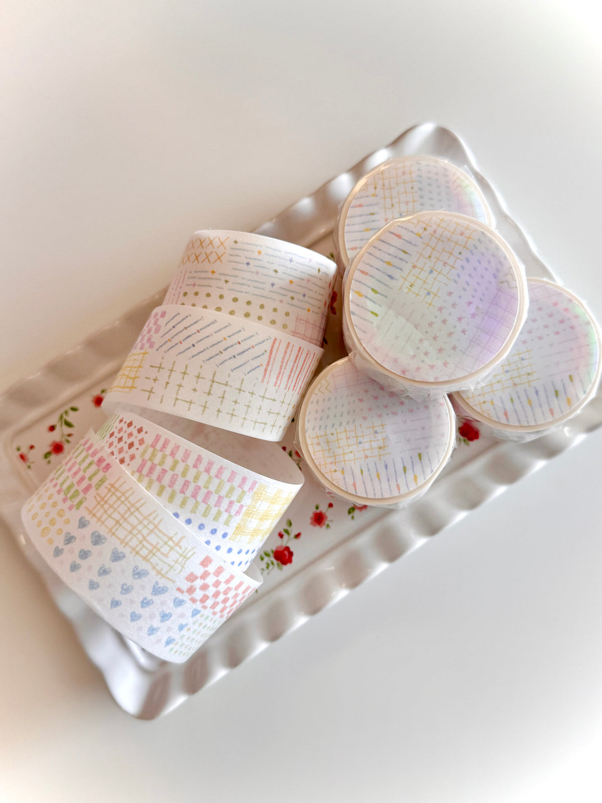 Princess Bailing | Pastel Scribbles Washi Roll