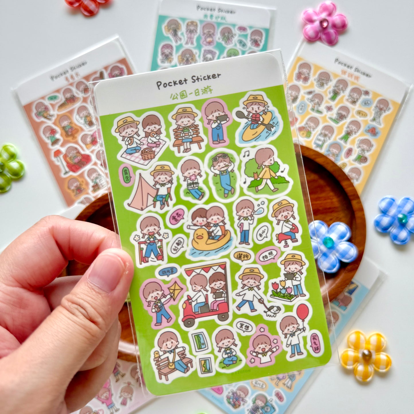 zZoton Molinta | Pocket Sticker Sheet - Daily Life Series