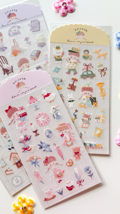 zZoton Molinta | Reach Into Your Heart Sticker Sheet