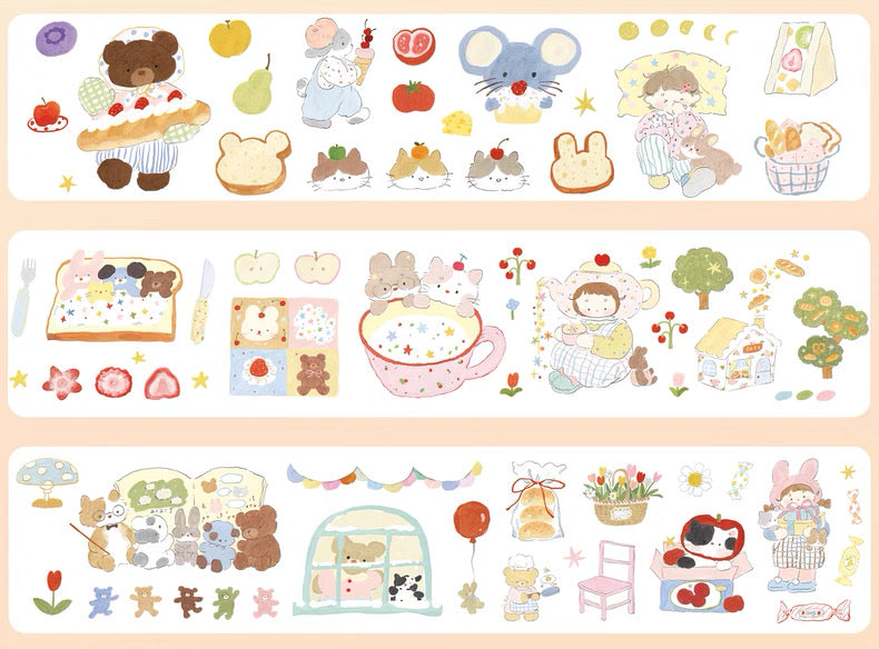 Xian Niao Wen She | Soft Friend Sticker Roll