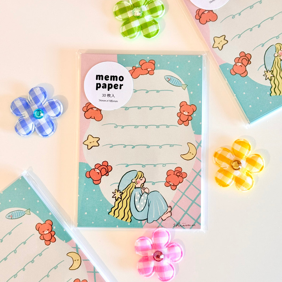 Shiima | Sleepy Girl A7 Memo Paper