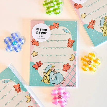 Shiima | Sleepy Girl A7 Memo Paper