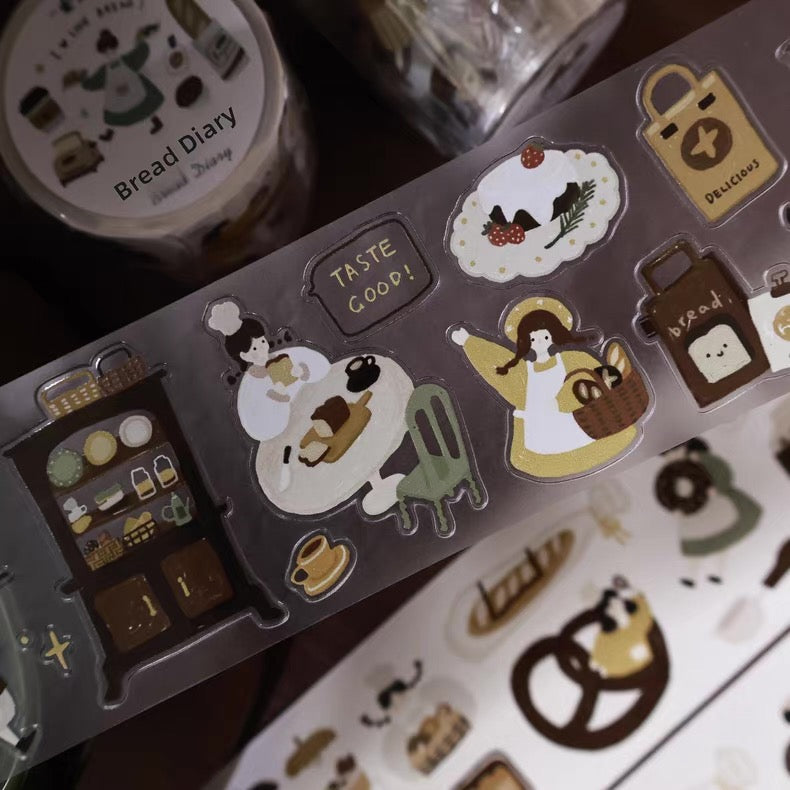 Yier Studio | Bread Diary Sticker Roll