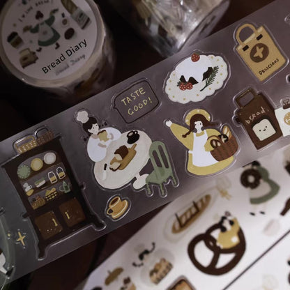 Yier Studio | Bread Diary Sticker Roll