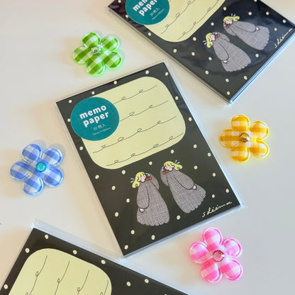Shiima | Black Cherry Girl A7 Memo Paper