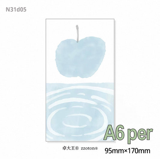 zZoton Molinta | A6 Personal Refill Paper / Loose Leaf Filler Paper