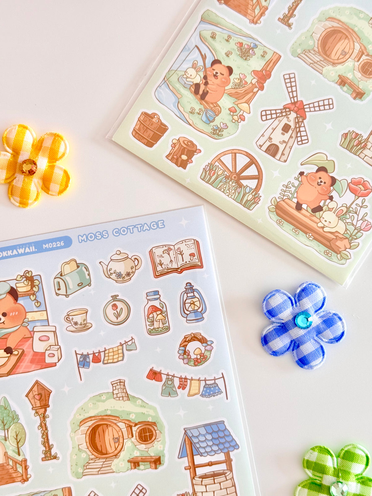 Quokkawaii Studio | Moss Cottage Sticker Sheet