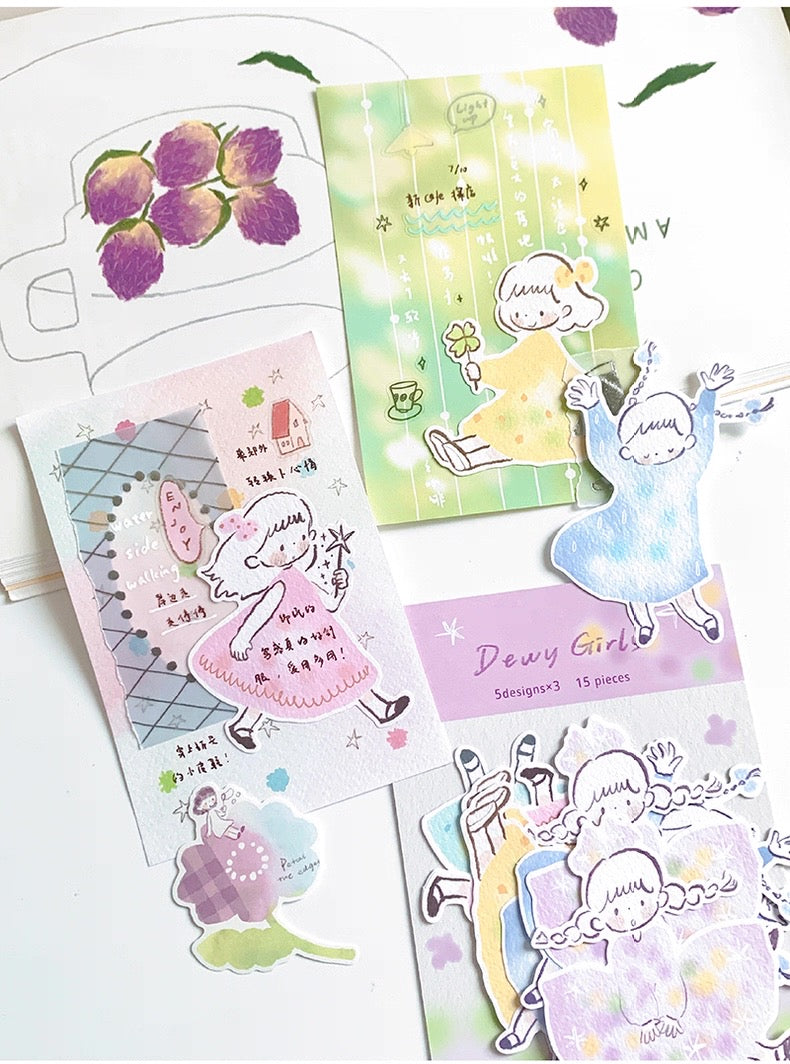 zZoton Molinta | Dewy Girls Writable Special Shaped Note