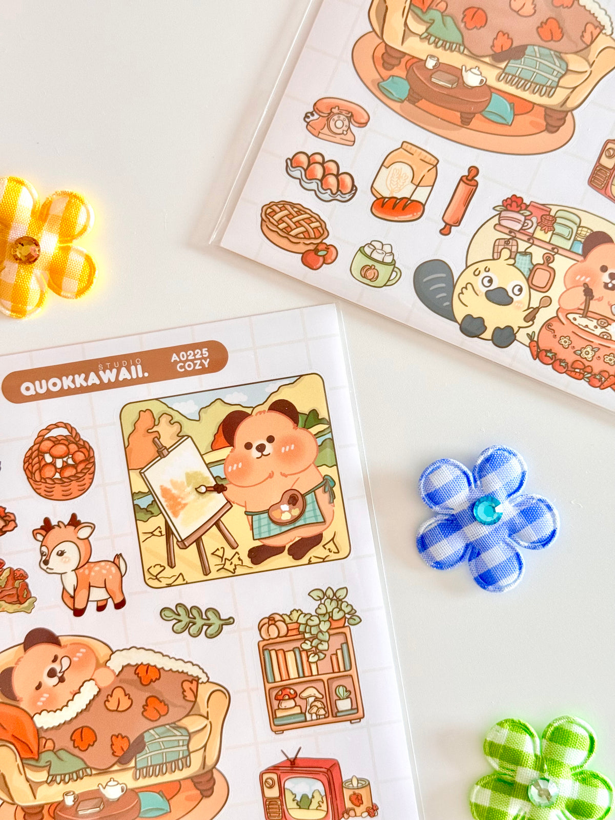 Quokkawaii Studio | Cozy Sticker Sheet