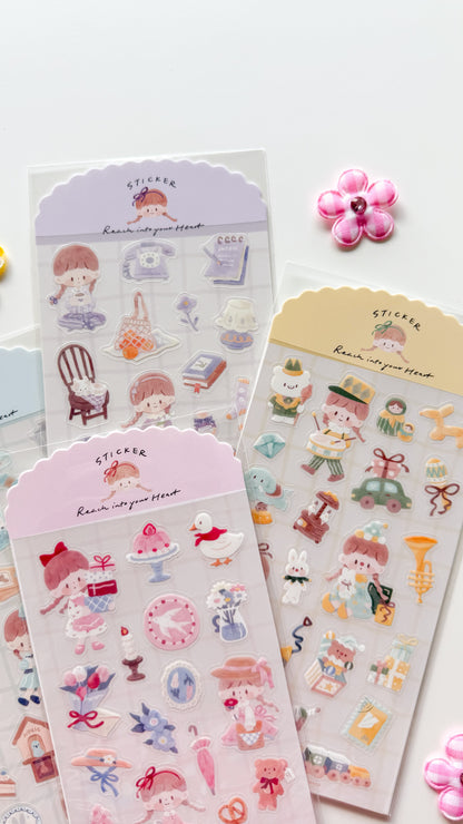 zZoton Molinta | Reach Into Your Heart Sticker Sheet