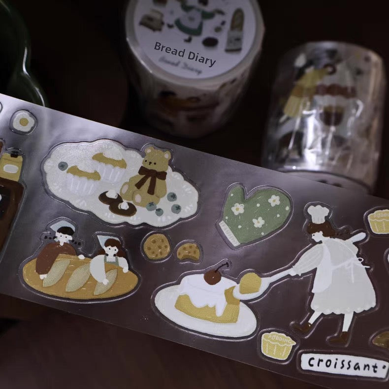 Yier Studio | Bread Diary Sticker Roll