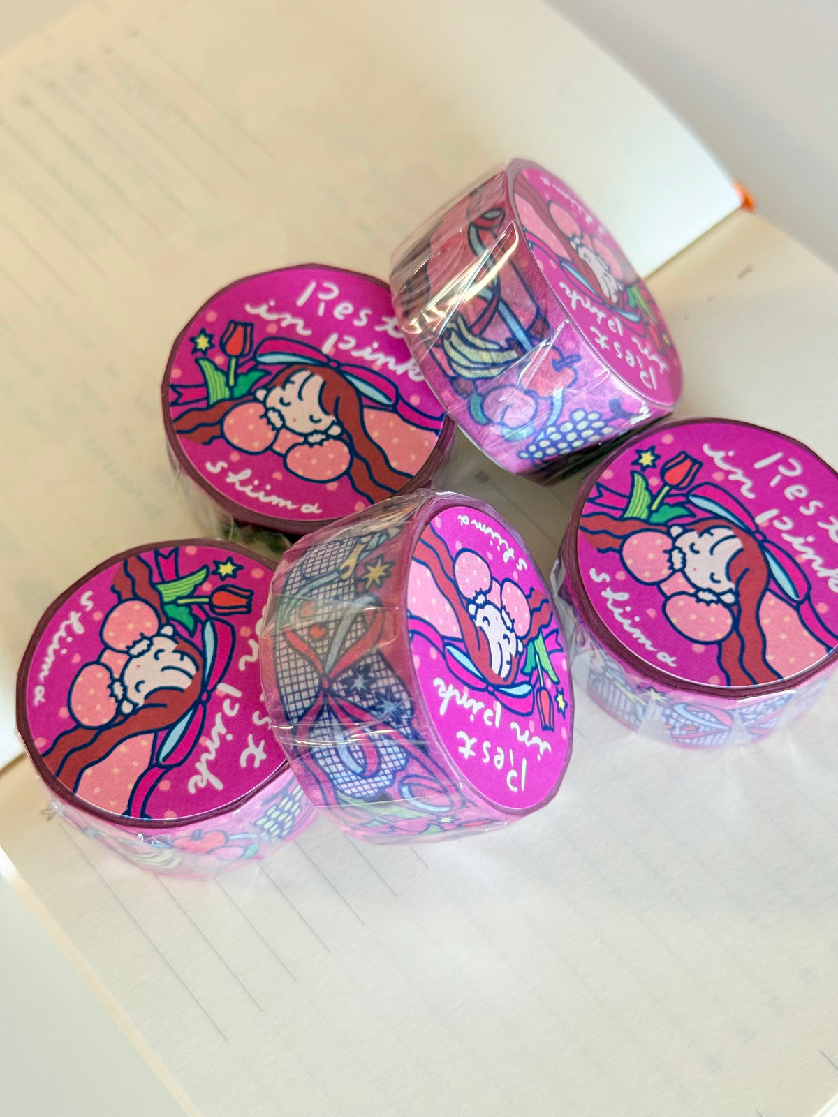 Shiima | Rest in Pink Washi Tape