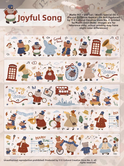 Yier Studio | Carols of Joy Sticker Roll