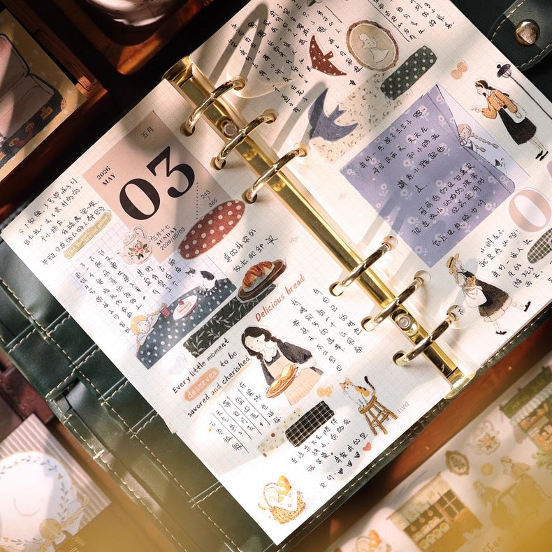 Yier Studio | Daily Life of Raising a Cat Writable Memo Roll
