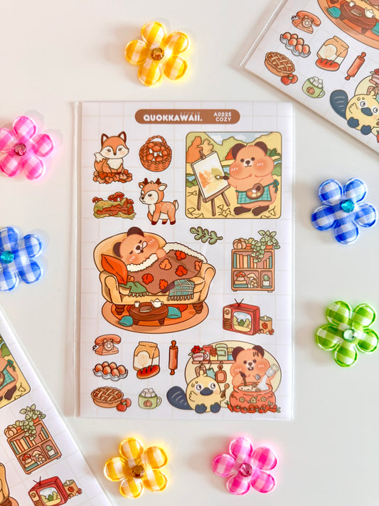 Quokkawaii Studio | Cozy Sticker Sheet