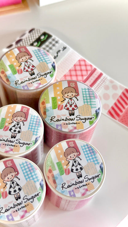 zZoton Molinta | Rainbow Sugar Washi Roll