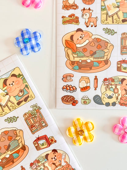 Quokkawaii Studio | Cozy Sticker Sheet