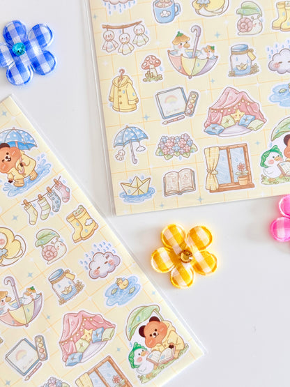 Quokkawaii Studio | Rainy Day Sticker Sheet