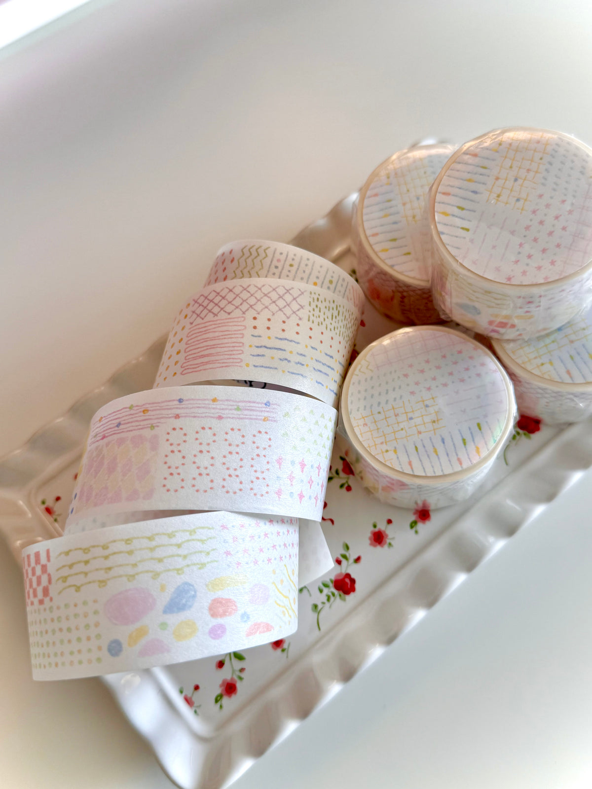 Princess Bailing | Pastel Scribbles Washi Roll