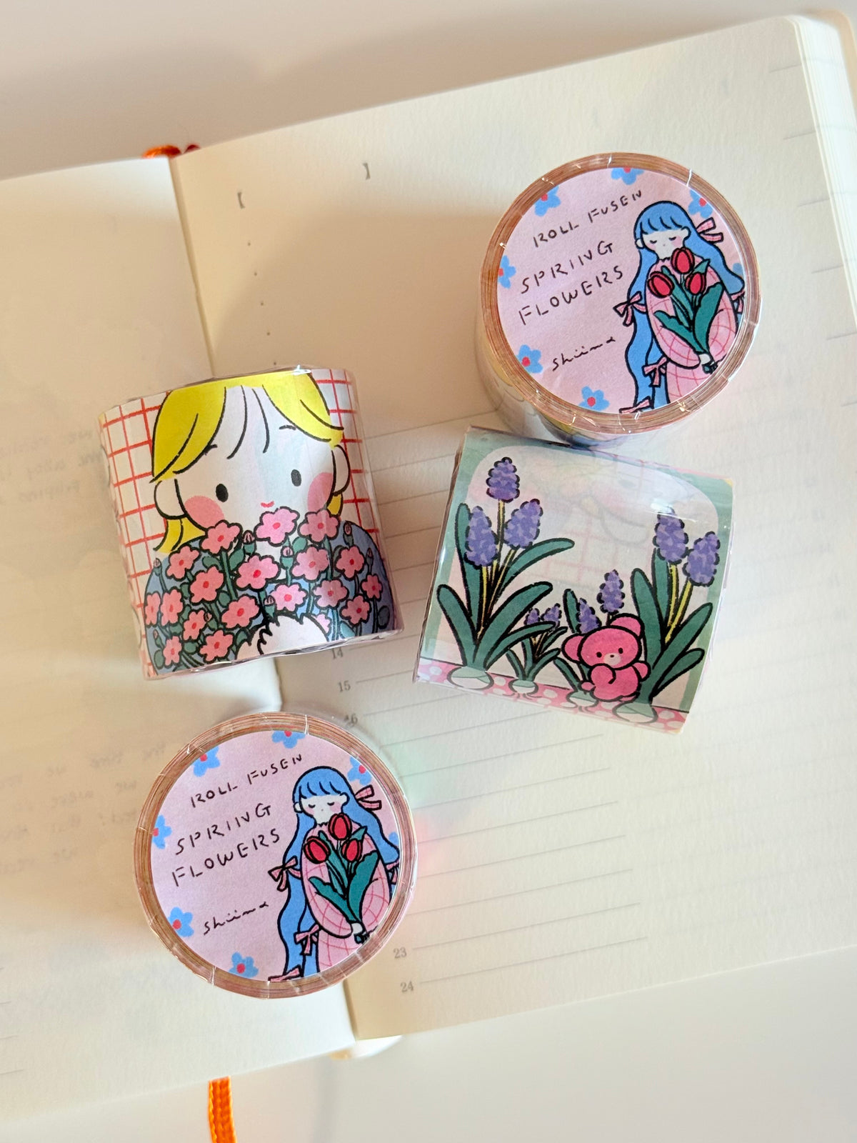 Shiima | Springflowers Sticky Memo Roll