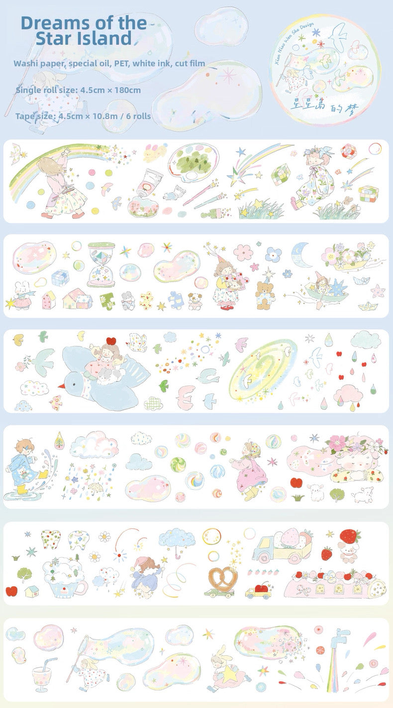 Xian Niao Wen She | Star Island’s Dream Sticker Roll