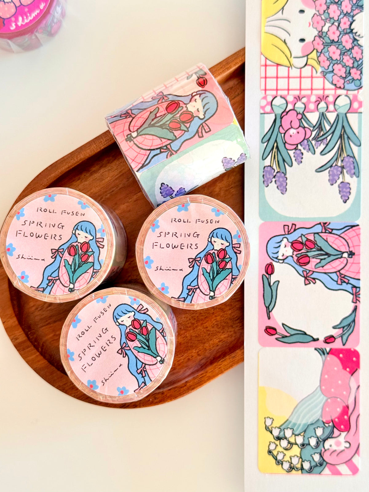 Shiima | Springflowers Sticky Memo Roll