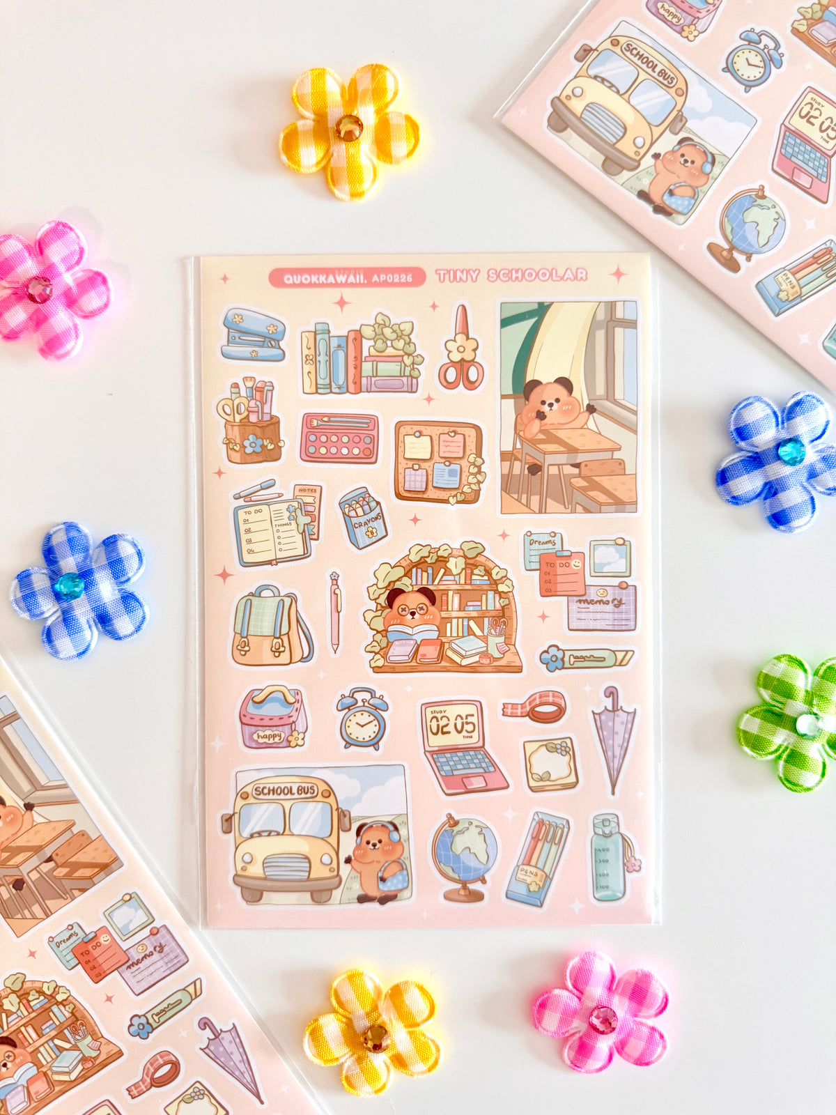 Quokkawaii Studio | Tiny Schoolar Sticker Sheet