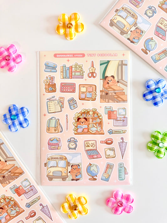 Quokkawaii Studio | Tiny Schoolar Sticker Sheet