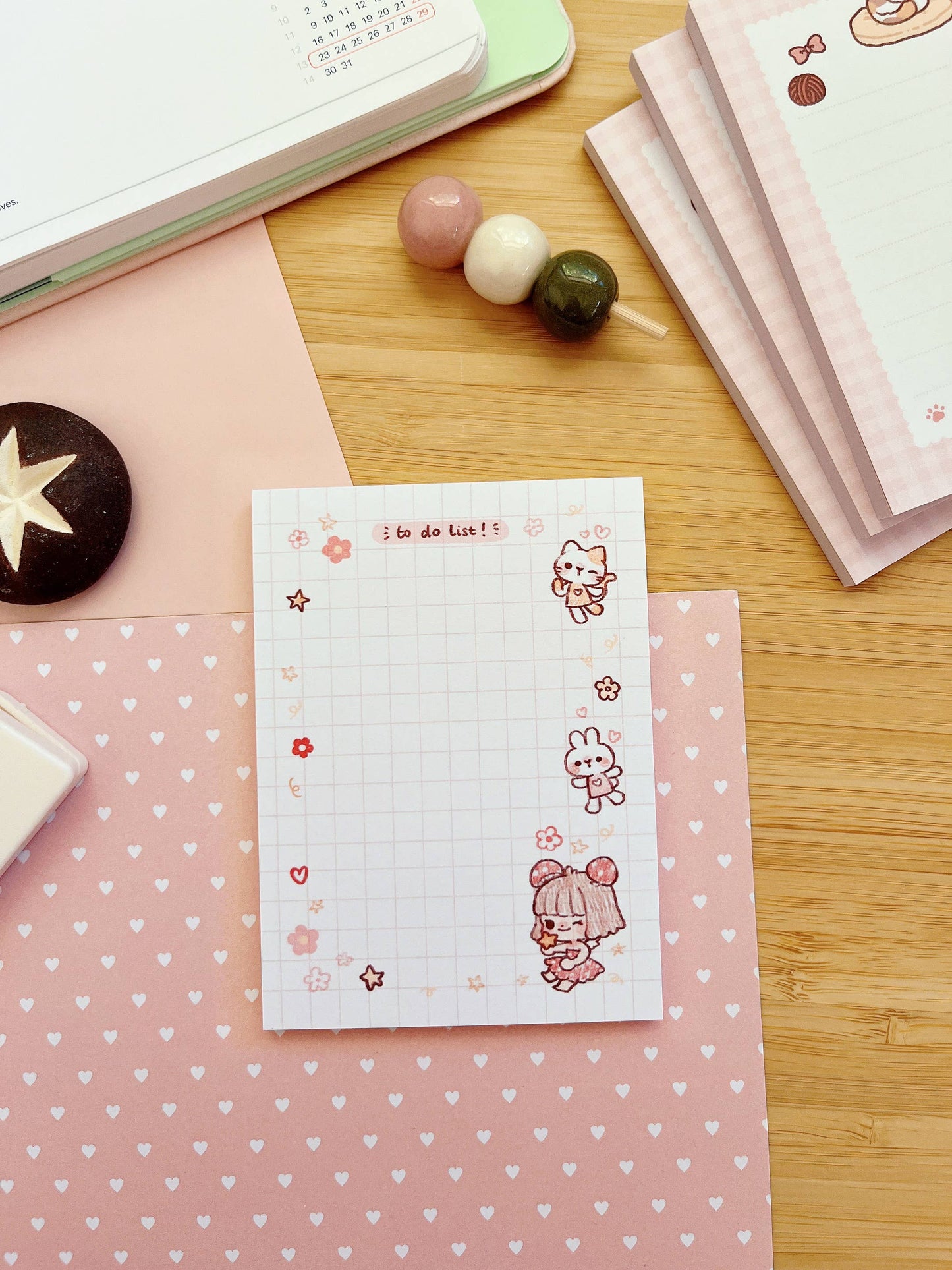 Cherry Rabbit | Memo Pad: Sketch Doodles