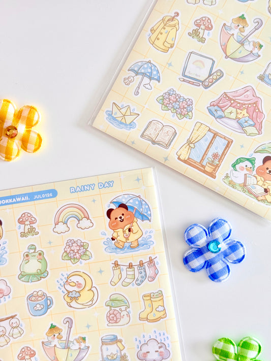 Quokkawaii Studio | Rainy Day Sticker Sheet