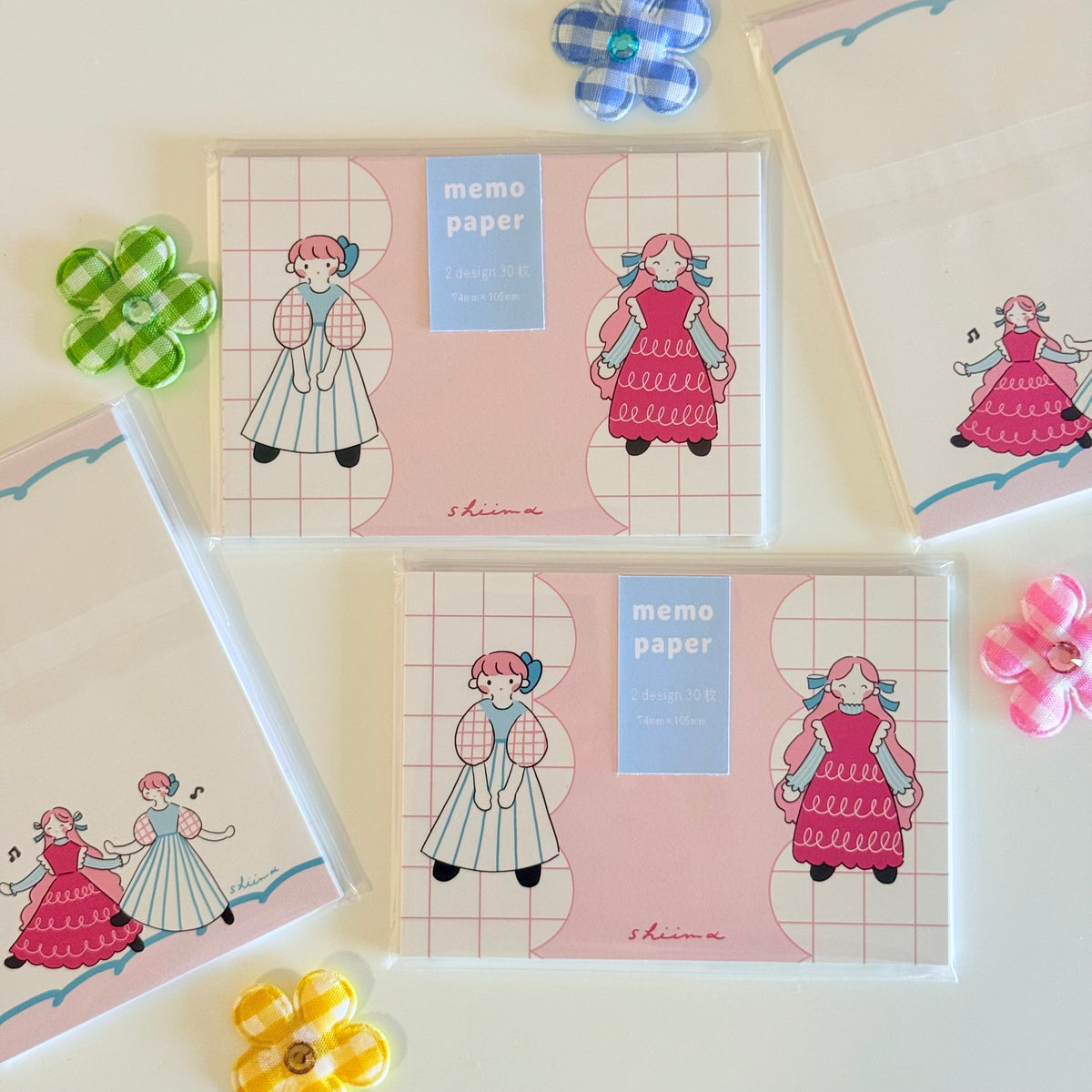 Shiima | Twins A7 Memo Paper