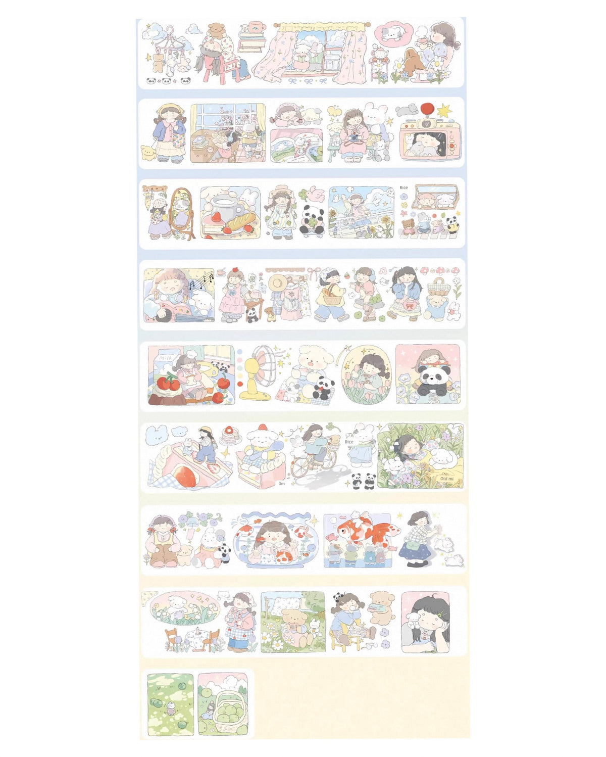 Xian Niao Wen She | Just the Right Mood Sticker Roll
