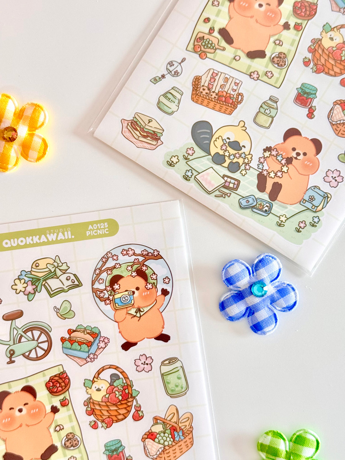 Quokkawaii Studio | Picnic Sticker Sheet
