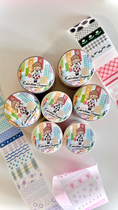 zZoton Molinta | Rainbow Sugar Washi Roll